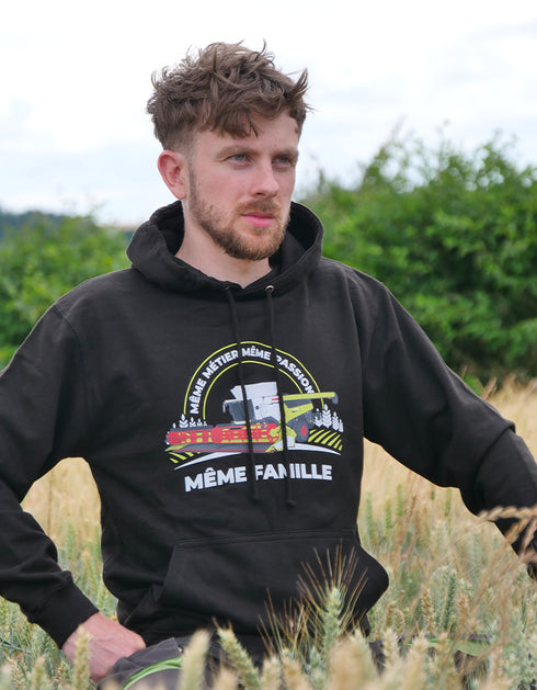 Moissonneuse Blanche et Verte pull unisexe